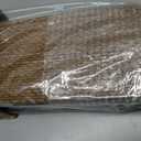 LazBlinds No Drill Bamboo Roman Shades, 32" W x 48" H, Star-Brown