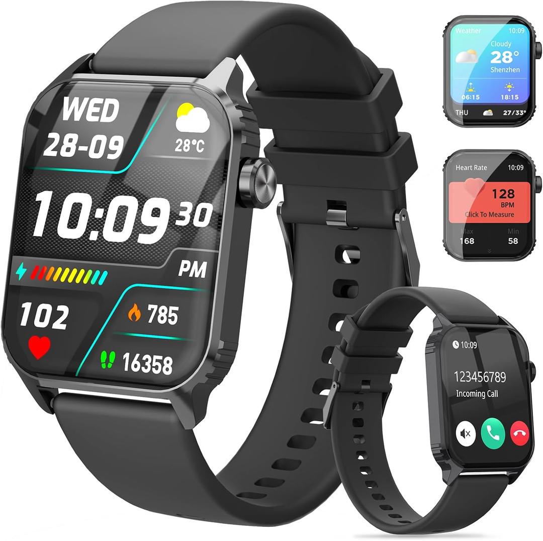Smartwatch with Bluetooth Call Black