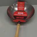 JOYCE CHEN Classic Series 14-Inch Carbon Steel Wok with Birch Handles