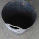24" x 24" Black Bucket
