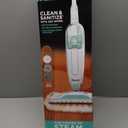 Shark Steam Mop with 2 Machine Washable Dirt Grip Pads, Removable Water Tank, Lightweight, Steam Cleaner for sealed Hard Floors, Marble, Stone, Hardwood, Tile, Laminate, White/Seafoam, S1000