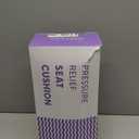 Cushion Lab Patented Pressure Relief Seat Cushion for Long Sitting Hours on Office & Home Chair - Extra-Dense Memory Foam for Soft Support. Car Pad for Hip, Tailbone, Coccyx, Sciatica - Black