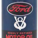 Ford V8 Motor Oil Metal Can - Vintage Oil Can for Man Cave or Garage - Great Gift Idea