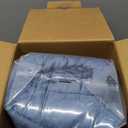 Bedsure GentleSoft Sherpa Fleece Blankets Queen Size for Bed - Thick and Warm, Soft Fuzzy Plush Queen Blanket for Winter, Slate Blue, 90x90 Inches