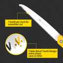 2 x Folding Saw 10-Inch SK5 Blade Heavy Duty Portable Foldable Hand Pruning Saw Triple-bevel Razor Teeth for Camping Pruning Trimming Gardening Woodworking