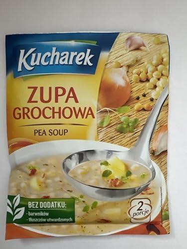 Kucharek Zupa Grochowa Garbanzo Bean SOUP pack of 5 (3 x 45g) Made in Poland