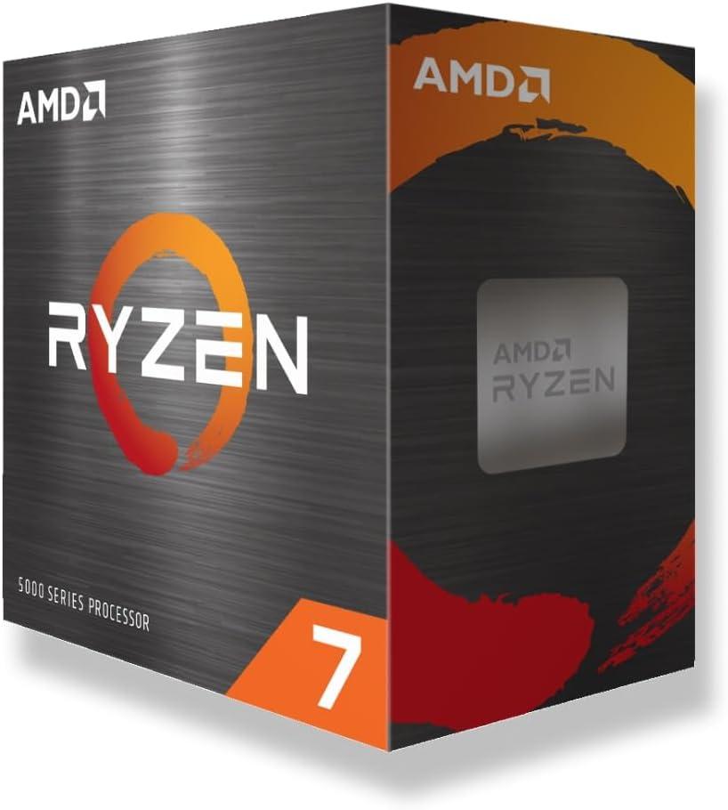 AMD Ryzen 7 5800XT 8 Core, 16 Thread Processor, 4.8GHz Max Boost, 3.8 GHz Base Discrete Graphics Card Required