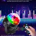 Luditek 2-Pack Sound Activated Party Lights with Remote Control, Disco Ball Light, DJ Strobe Lamp for Home Room Dance Party Supplies White Elephant Gifts Birthday Christmas Halloween Party Decorations
