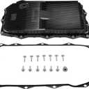 Transmission Oil Pan for Ram 1500 8HP70 Drain Plug Kit | Built-in filter, gasket, drain plug, 13 bolts, 845RE 8HP45 8HP70 8HP75, 68225344AA 68233701AA