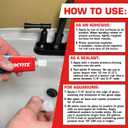 Loctite Silicone Sealant, Clear, 2.7 fl oz Tube, 6 Pack - 100% Waterproof Sealant for Glass, Ceramic, Wood, Plastic & More