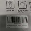 EXQUISLIFE Fleece Lined Tights Sheer Women - Fake Translucent Warm Pantyhose Leggings Sheer Thick Tights, for Winter (Black)