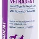 Vetradent Dental Wipes, 60 ct