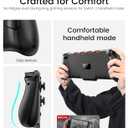 Spican Switch 2 Controller, Switch 2 Accessories Wireless Pro Controller with No-drift Hall Effect Joystick, 4 RGB Mode, 10H+ Battery, Turbo&Macro, Full-Size Hand-Curve Design Comfort for Nintendo Switch 2 Games
