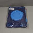 Case for iPad (A16) 11th Generation 11 inch 2025/10th Generation 10.9 inch 2022, Shockproof Cover with Screen Protector/360 Rotate Handle/Bracket/Pen Holder/Shoulder Strap (Navy+Blue)