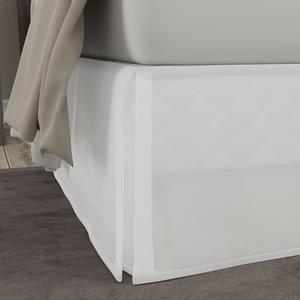 Today's Home Classic Tailored, Microfiber, 14" Drop Length Bed Skirt Dust Ruffle, Full, White