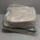 AAAAAcessories DShaped Chair Cushions, 2" Thick Dining Chair Pads with Ties and Removable, MachineWashable Cover, 17" x 16", Set of 6, Oatmeal Beige