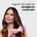 Tangle Teezer Ultimate Detangler Hairbrush for Wet & Dry Hair, Eliminates Knots & Reduces Breakage for Long, Thick, & Curly Hair Types, Large, Pink & Purple