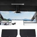 Cybertruck Sun Shade Windshield Sun Visor for 2026 2025 2024 Tesla Cybertruck, Custom Fit Front Window Sunshade, Blocks Heat & UV, Keeps Interior Cool, Cybertruck Accessories for Sun Protection, Cybertruck-Windshield Sunshade