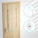 HapiRm Over Door Hat Rack - 3 Tier Wall Mounted Hat Organizer with 24 Hooks, Baseball Cap Organizer Storage Holds up to 24 Caps for Door, Bedroom, Closet