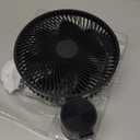 LEMOISTAR 8 Inch Small Wall Mounted RV Fan with Remote Control, 90 Oscillating, 4 Speeds, 4 Timer, Adjustable Tilt, 70 Inch Cord, Quiet, for Corner Bedroom Home Office Garage