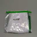 Biscaynebay Textured Fabric Round Tablecloths 90", White Water Resistant Table Cloths Circle Folding Table Covers Linen for Dining, Kitchen, Wedding and Parties etc.