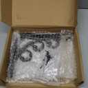 L Shelf Brackets for 8" - 10" Board, Floating Shelf Bracket Heavy Duty Metal Shelving Brackets for Shelves, Decorative Iron Rustic Wall Brackets for DIY Floating Shelf, 6 Pack Black