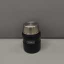 THERMOS Stainless King Vacuum-Insulated Food Jar with Spoon, 16 Ounce, Midnight Blue