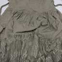 BIBIHOU Girls Kids Lace Back Full-Length Backless Tulle Party Holiday Formal Flower Girl Dress 6Y