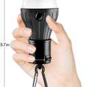 FLY2SKY Portable LED Tent Lamp Emergency Lights with Hook, Hurricane Bulb Lantern Equipment for Camping, Hiking, Backpacking, Fishing Outage, Multicolor, 4 Pack