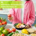 SHOPDAY Meal-Prep-Containers-35 Pack 24 oz Plastic-Food-Storage-Containers-with-Lids, Disposable-Food-Prep-Containers-Microwave-Safe, Meal-Prep-Bowls-Reusable, To-Go-Contianers-for-Lunch