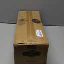 RICHER HOUSE 5 Set Floating Wall Mounted Shelves, Black Shelves for Wall Decor, Modern Picture Ledge Shelf with Lip for Storage, Nursery, Bedroom, Living Room, Bathroom - Black