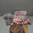 6 Set Christmas Kitchen Gifts Wood Cheese Board Fork Spoon Butter Spreaders Dish Cloth Thank You Card Ribbon and Gift Bags for Merry Christmas Cooking Serving Xmas Utensils Gifts (Reindeer)