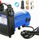 1/2 HP Cast Iron Transfer Pump, 120V 1560GPH Water Pump, High Pressure Transfer Pump with Suction Strainer and Brass Connectors