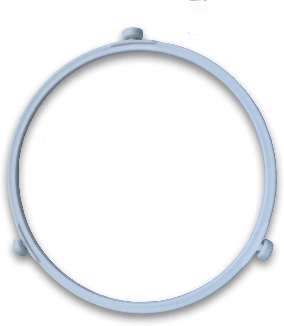 10.6"-12.4" Microwave Turntable Ring, 7.44 Inch Rotating Ring Roller, Middle Glass Plate Tray Support Holder, Replacement Inner Ring - for Microwave Oven Glass Turntable Plate
