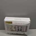 Anytime Home Curtains Blackout and Sheer Layered Solid Window Curtain Panel Pair with Grommet Top, 52Wx84L,Beige