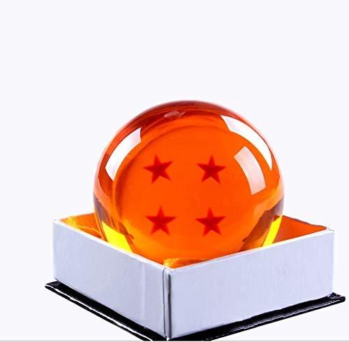 Country Toys Collectible Medium Crystal Glass Stars Balls Dragon Ball(27,35,43,57,76MM in Diameter) (D-7.6-4)