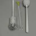 2 Pack 14 Inch Bottle Brush & 12 Inch Straw Brush Cleaner Set - Heavy Duty Kitchen Bottle Brushes for Cleaning Water Bottles, Mugs, Sippy Cups & Tumblers, Lab Use (Large)