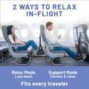 BASIC CONCEPTS Airplane Foot Hammock for Plane Travel Essentials - Airplane Travel Essentials, Long Flight Foot Rest - Plane Gadgets