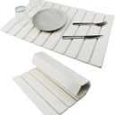 Large Stone Drying Mat for Kitchen Counter Diatomaceous Earth Collapsible 24L*16WSuper Heat Resistant Mats, Quick Absorbent Dish Drying RackWhite (23.6" x 15.4")