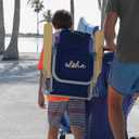 Tommy Bahama Kid's 5-Position Lay Flat Backpack Folding Beach Chair, School of Fish, 20.5 x 20 x 25