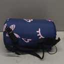 FIOBEE Kids Sleeping Bag for Girls Boys 3 Season Warm & Cool Weather 41℉ - 60.8℉ Camping Sleeping Bags with Backpacking Bag for Traveling Hiking Indoor Outdoor Camping Essentials Gear, Blue Black Love