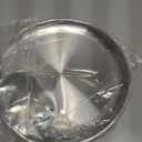 Antrader Silver Stainless Steel Tray,Round Serving Tray for Coffee Table Living Room,Bathroom