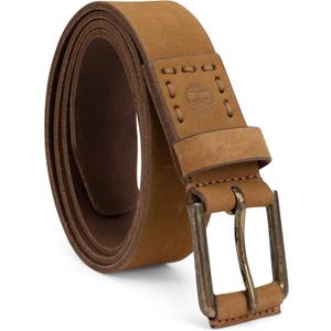 Timberland Men's Casual Classic Everyday Leather Belt (32, Wheat)