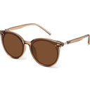 Livho Polarized Sunglasses, Retro & Oversized Shades for Women with Round Lenses