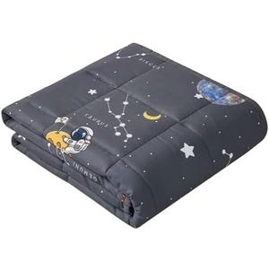 Amazon.com: anfie Weighted Blanket Kids (36"x48" 5lbs), Weighted Blanket Cooling Blanket for Sleeping,Throw Size Breathable Blanket with Premium Glass Bead(Space Grey) : Home & Kitchen