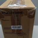 Mop and Bucket with Wringer Set, Hands Free Flat Floor Mop and Bucket, 5 Washable Microfiber Pads Included, Wet and Dry Use, Home Floor Cleaning System for All Floor Types and Windows,Purple