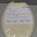 Bemis Ashland Modern Wood Toilet Seat with Decorative Edge, Slow Close, Secure Hinges, Made in USA, Elongated, Biscuit