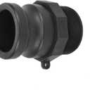 BYH 2pcs Type F Standard Camlock Couplings Camlock Fittings Poly, 2 in Cam Groove Fitting Male Camlock Quick Conversion Connector Cam Latch Fittings Standard Couplings