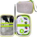 JCHPINE Hard Carrying Case for Leapfrog LeapLand Adventures Learning Video Game, Protective Storage Holder for HDMI Game Stick, USB Power Cable Accessories (Case Only)