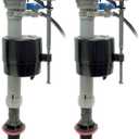 Fluidmaster 400H-5003 Performax Universal Toilet Fill Valve with Tank and Bowl Water Control 2-Pack, Blue